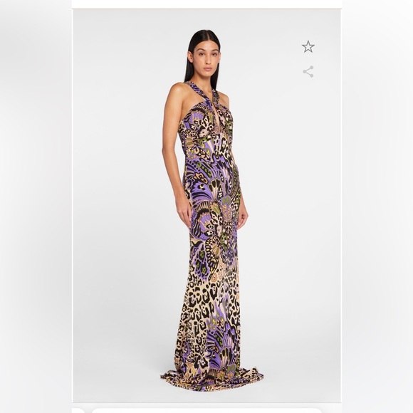 Just Cavalli Abstract Animal-Print Dress - Picture 1 of 10